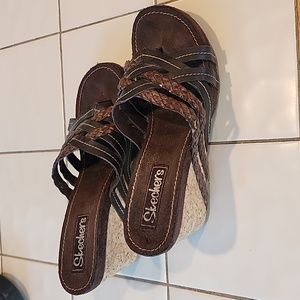 Sketchers wedge sandals